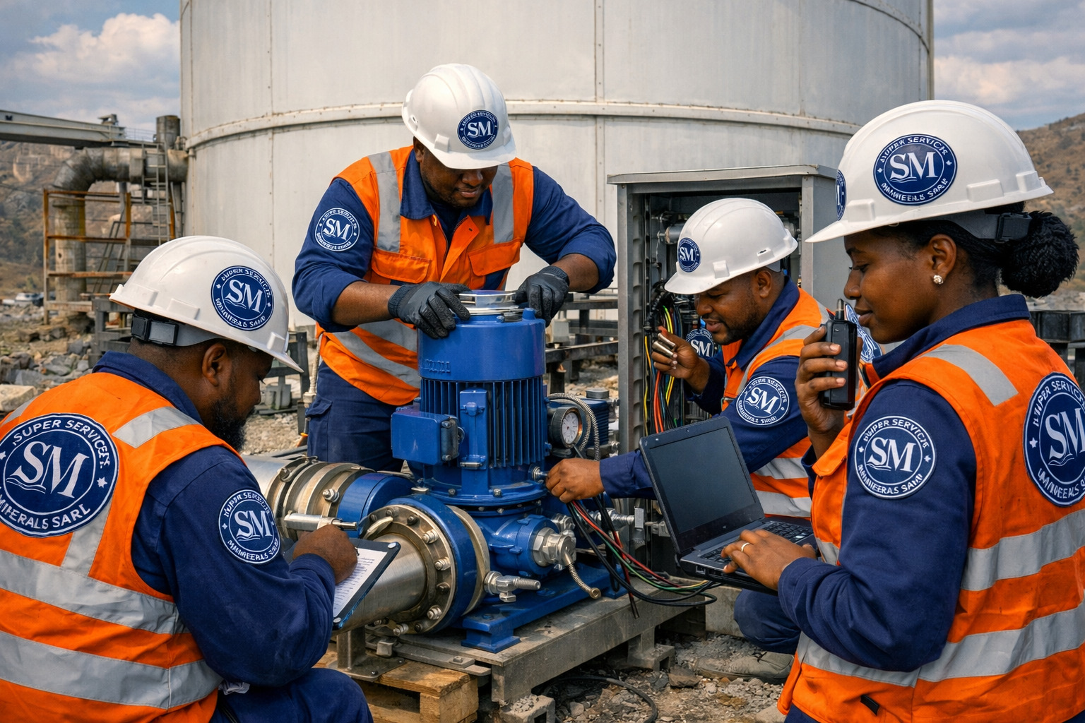 Installation de pompe hydraulique